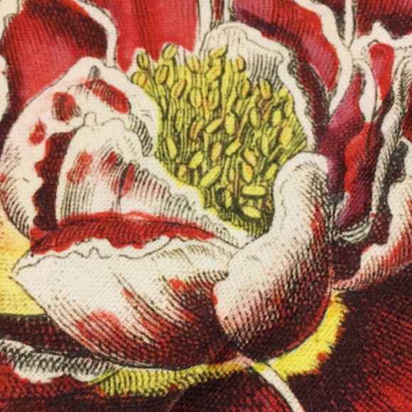 Christmas Bouquet Tulips Holiday Kitchen Towel NWT Cotton 20x28” Michel Design - Picture 14 of 16